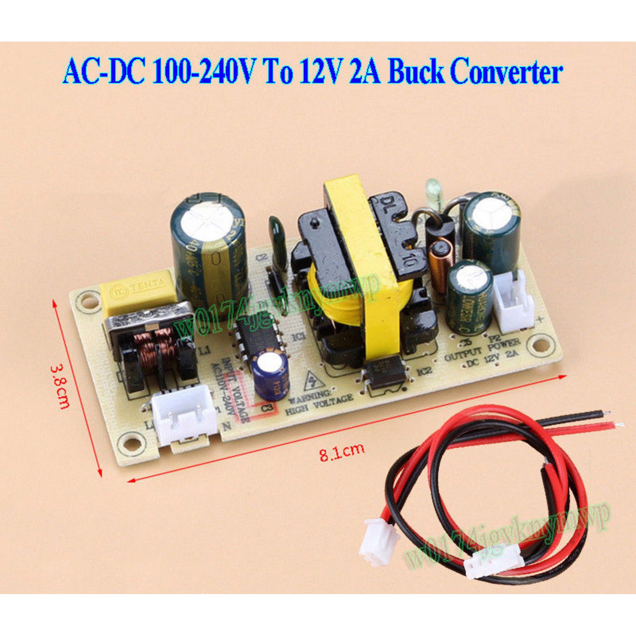 Ac/Dc Converter 100-240V Ac To 12V 2A Dc Buck Converter Isolated Step ...