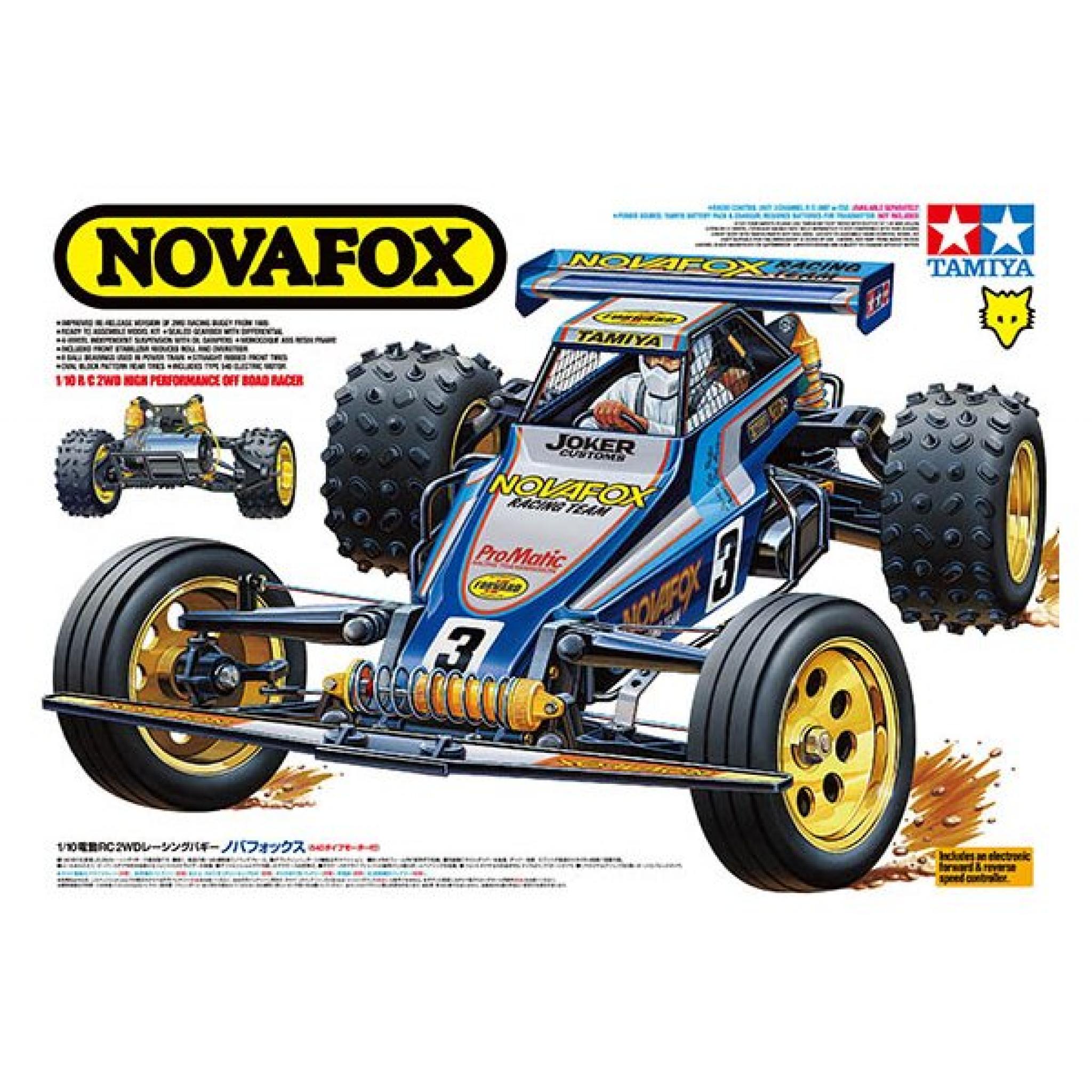 58577 Tamiya Novafox 1:10 2Wd Buggy Kit | Addlestone Models