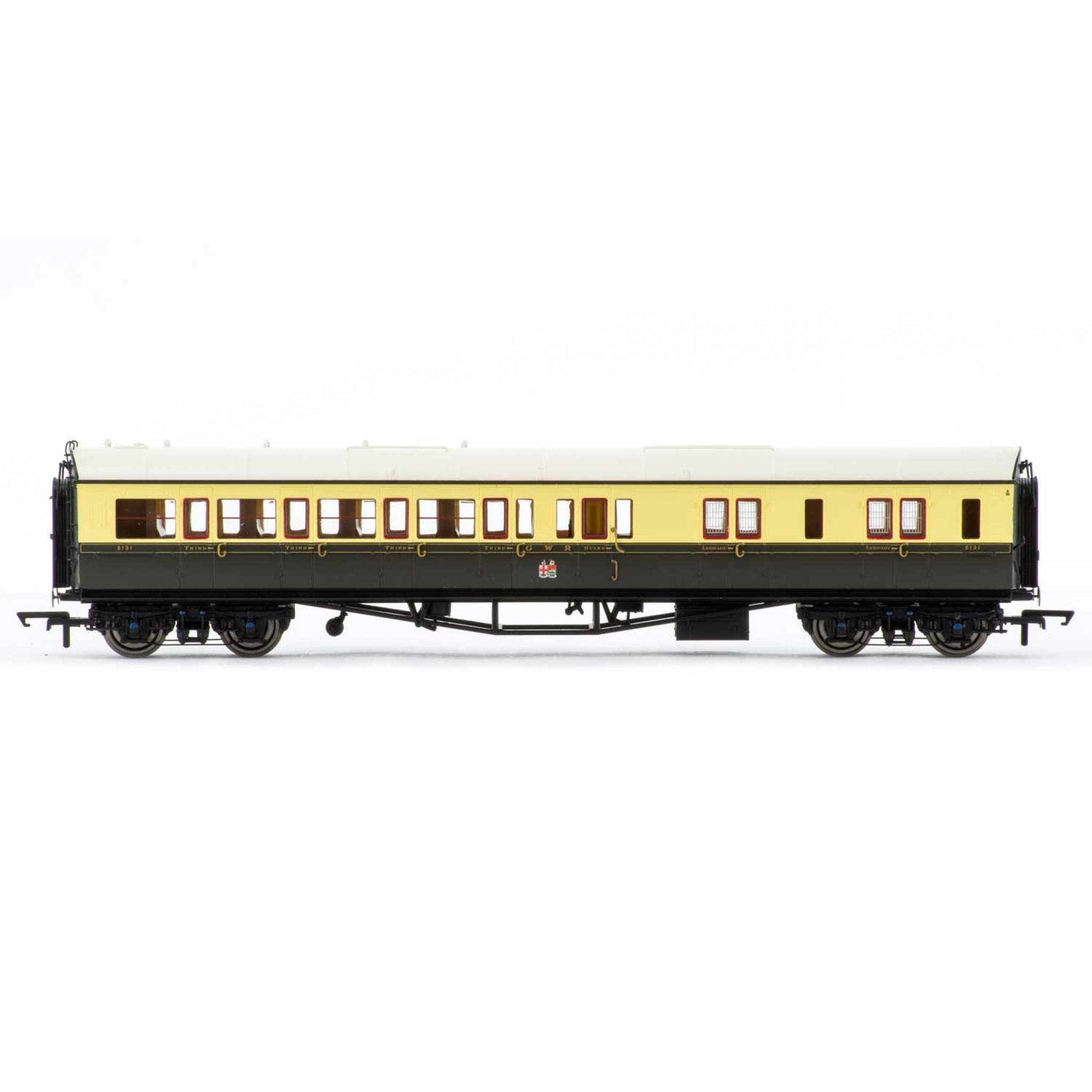 R4681A Gwr Collett Coach Corridor Brake 3Rd Lh 4942 - Era 3 - 1930S ...