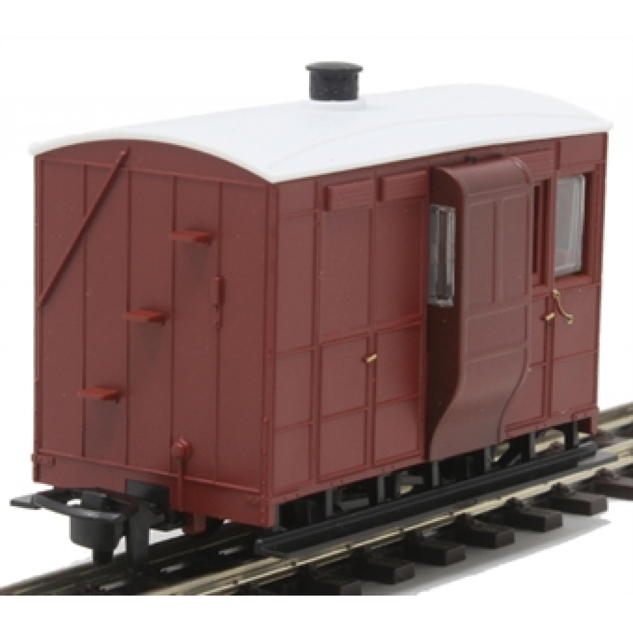 Gr-530Ur Glyn Valley Tramway Brake Coach Red Unlettered Oo-9 Peco ...