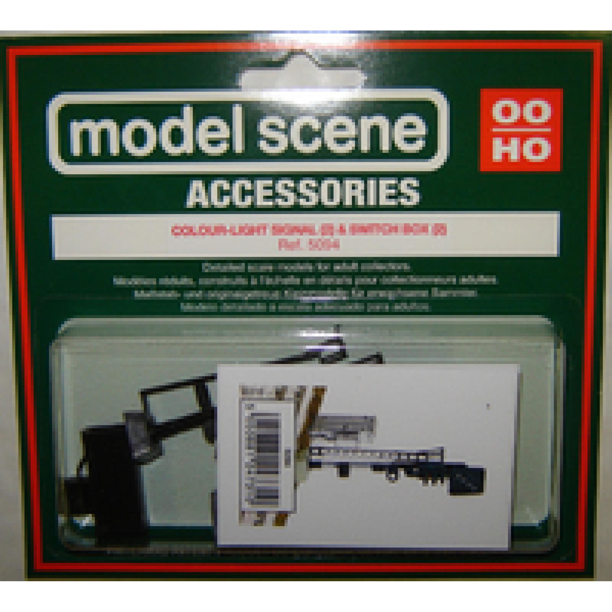 Ms5094 Colour Light Signal (2) & Switch Box (2) Oo/Ho Modelscene