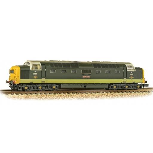 371-289 Class 55 D9001 'St Paddy'Br Two-Tone Green Weathered (6 Dcc)