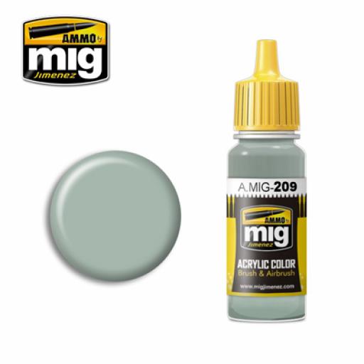 Mig 209 Fs 36495 Light Gray Acrylic Paint 17Ml