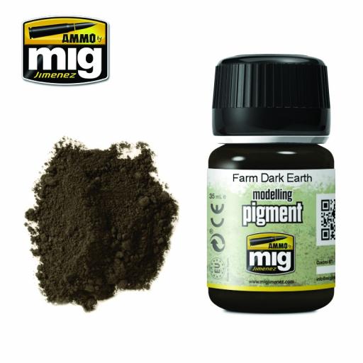 Mig 3027 Farm Dark Earth Pigment Weathering Powder 35Ml