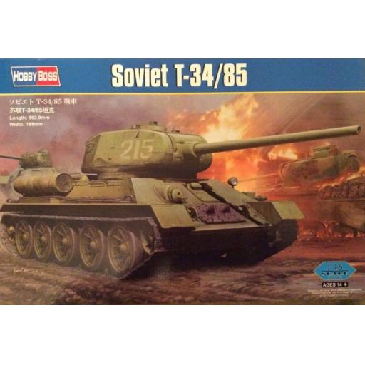82602 Soviet T-34/85 1:16 Hobbyboss