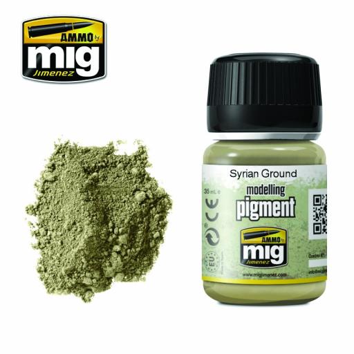 Mig 3025 Syrian Ground Pigment Weathering Powder 35Ml