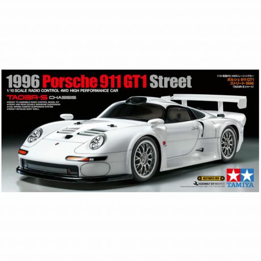 47443 1996 Porsche 911 Gt1 Street Ta03R 4Wd 1:10 Tamiya Kit