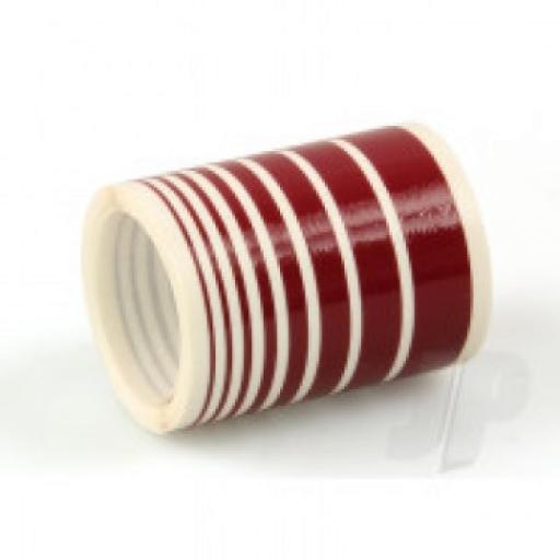 Trimline Wine 2.5M Length Of 8 Different Width Tapes On One Roll; 0.5, 0.8, 1.3, 2.1, 3.3, 5, 7 & 10Mm