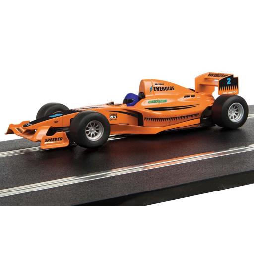C4114 Orange F1 Racing G Force Racing Scalextric Start