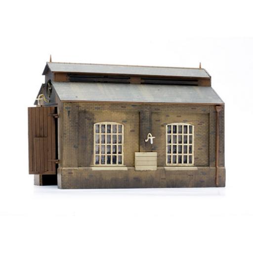 C007 Engine Shed Oo Dapol Unpainted Kit
