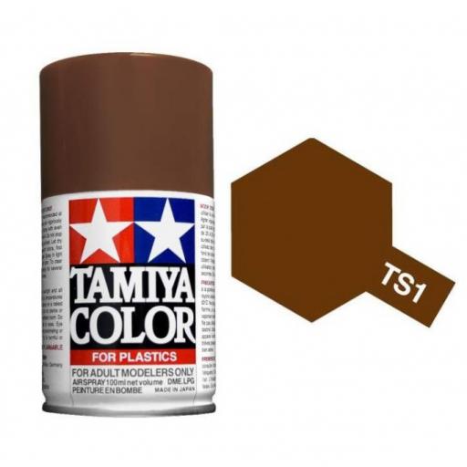 Ts-1 Red Brown Tamiya 100Ml Spray Paint