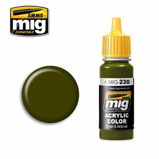 Mig 230 Rlm82 Camo Green Acrylic Paint 17Ml