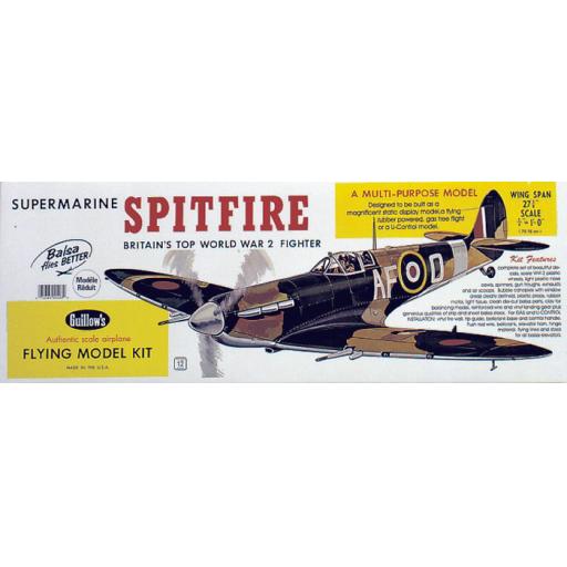 G403 Supermarine Spitfire Guillows Wooden Models