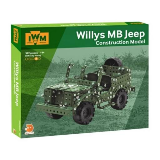 Iwm Willys Mb Jeep Metal Construction Meccano Model Fox025