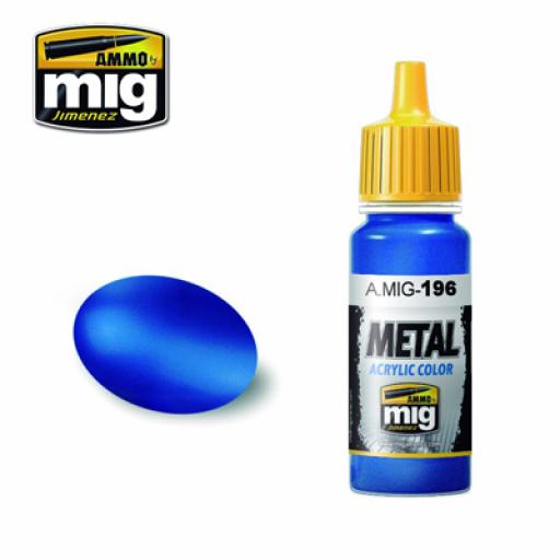 Mig 196 Warhead Metallic Blue Acrylic 17Ml