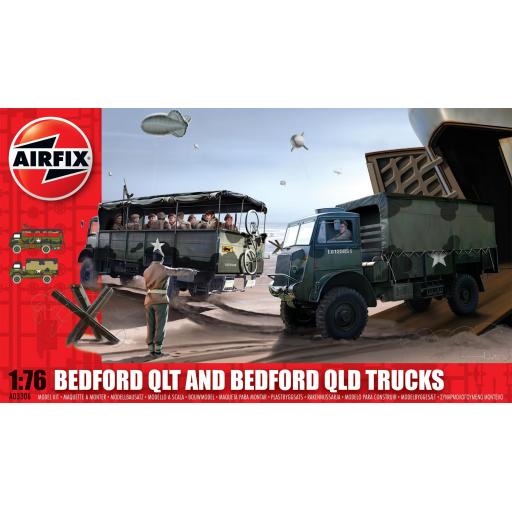 A03306 Bedford Qlt & Bedford Qld Trucks 1:76 Airfix