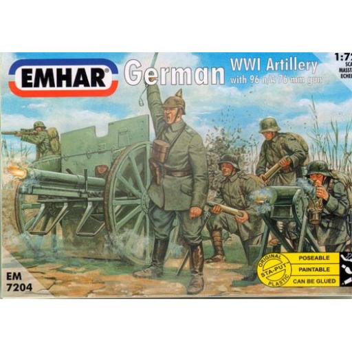 Em7204 Emhar German Ww1 Artillery 1:72