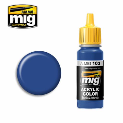 Mig 103 Medium Blue Acrylic Paint 17Ml