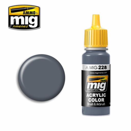 Mig 228 Fs 35164 Intermediate Blue (Ana 608) Acrylic Paint 17Ml