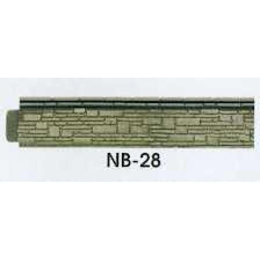Nb-28 N Gauge Platform Edging Stone Type 5Pcs 144Mm Peco