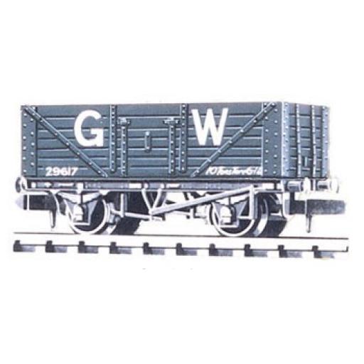 Nr-41W Coal, 7 Plank Gw, Dark Grey Wagon Peco