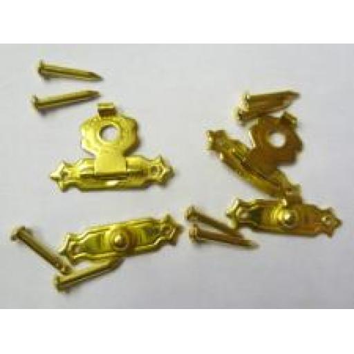 Clasps 20Mm Brass Plated A30030
