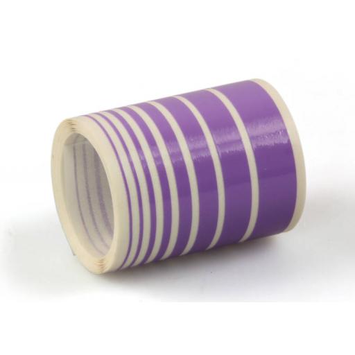 Trimline Lilac 2.5M Length Of 8 Different Width Tapes On One Roll; 0.5, 0.8, 1.3, 2.1, 3.3, 5, 7 & 10Mm