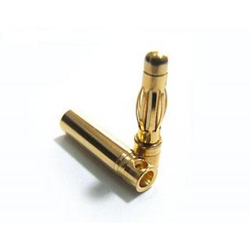 Connector Gold 4Mm 2 Pair