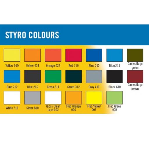 Rc Styro Colours Silver 810 Spray Paint 150Ml