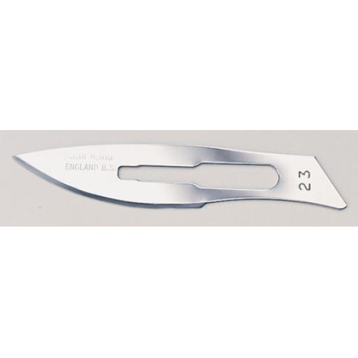 Swann-Morton No.23 Surgical Knife Blades For No.4 Handle