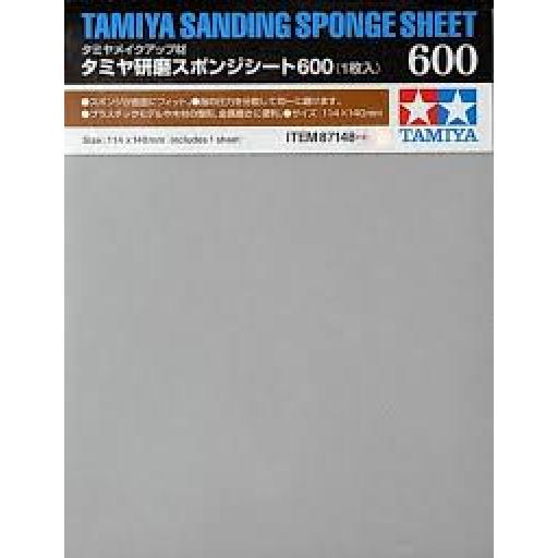 Sanding Sponge Sheet 600 Tamiya 87148