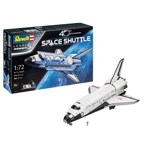 05673 Space Shuttle 40Th Anniversary 1:72 Revell Model Set