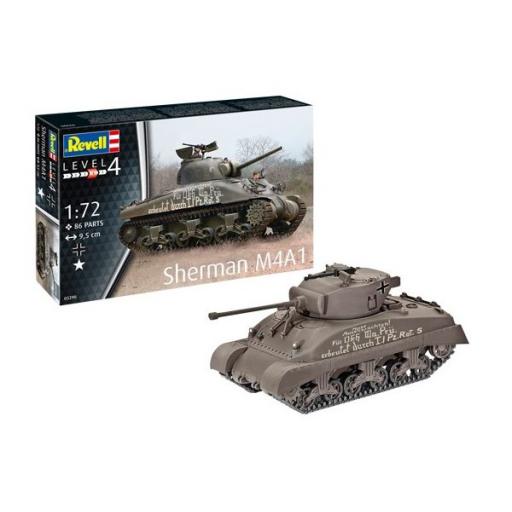 03290 Sherman M4A1 1:72 Revell