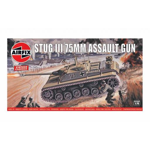 A01306V Stug Iii 75Mm Assault Gun 1:76 Airfix