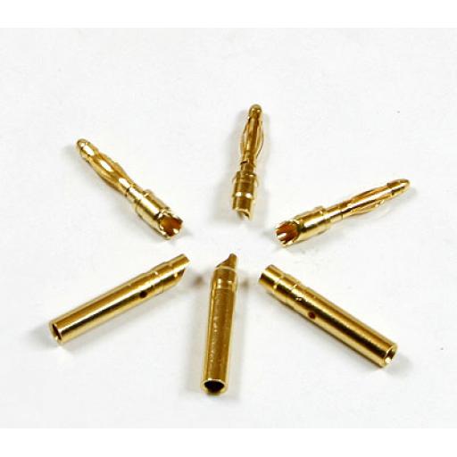 Connector Gold 2Mm 2 Pairs Gold Connector