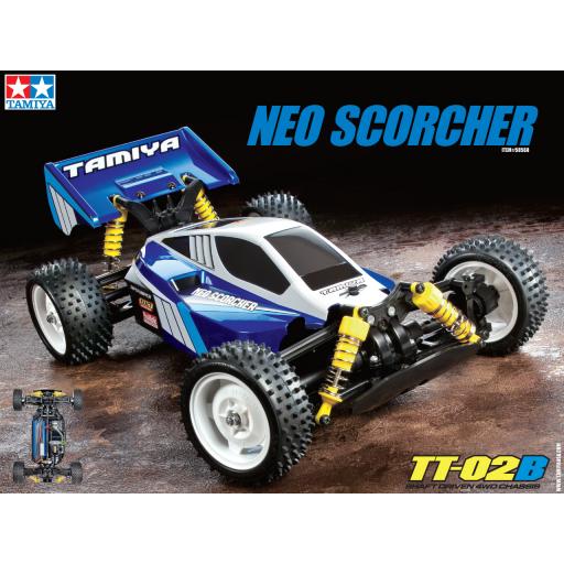 58568 Neo Scorcher Tt-02B 1:10 4Wd Tamiya Kit