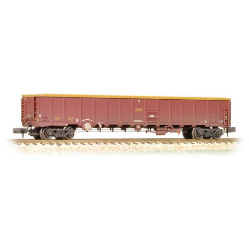 377-651A Mba Megabox High Sided Bogie Box Ews Weathered Without Buffers