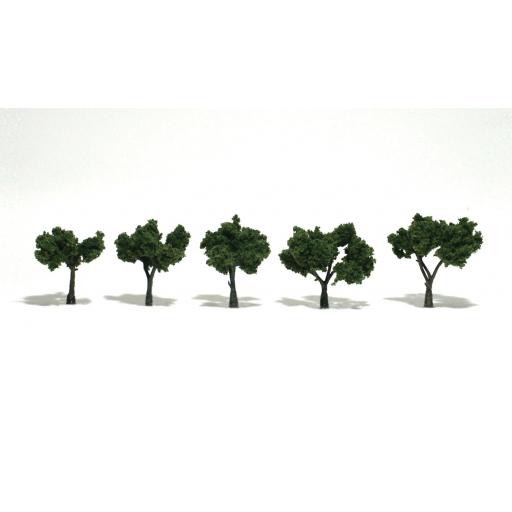 Tr1502 Realistic Trees Medium Green Woodland Scenics