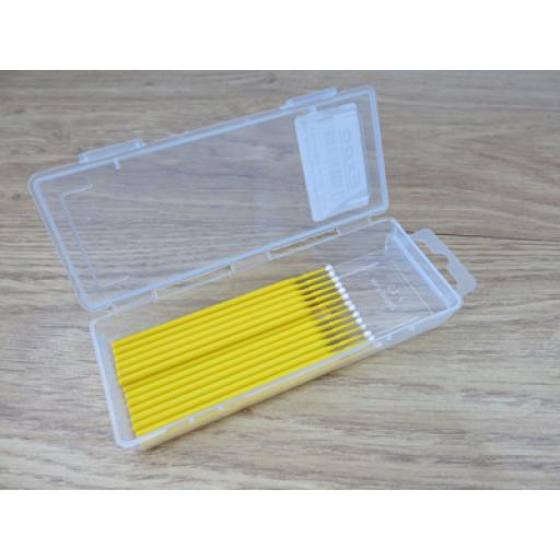 Microbrush Regular Yellow Bendable Applicators 10Pcs 45821
