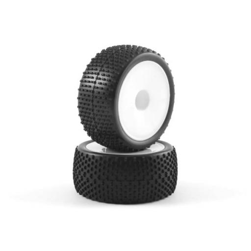 Fast0043 1/10Th Mounted Buggy Wheels & Tyres