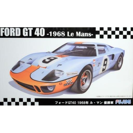 126050 Ford Gt40 1968 Le Mans Winner 1:24 Fujimi