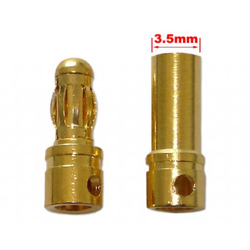 Connector Gold 3.5Mm 2 Pairs