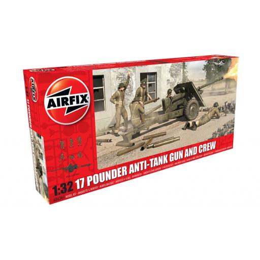 A06361 17 Pounder Anti-Tank Gun & Crew 1:32 Airfix