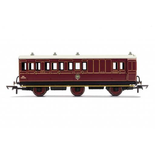 R40142 Nbr 6 Wheel Unclassed Brake 3Rd Coach With Lights No.472