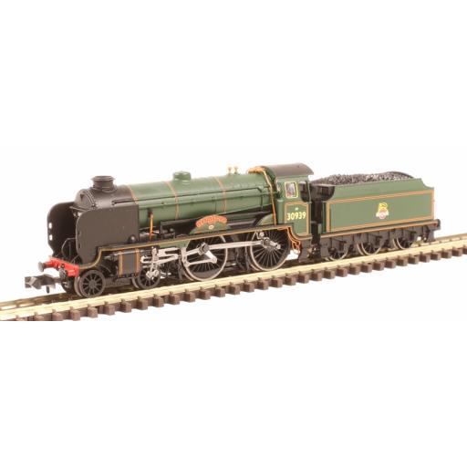 Dapol 2S-002-006 Schools Class Leatherhead 30939 Br Green Lined Early Crest (6 Pin Dcc Ready) N Gauge