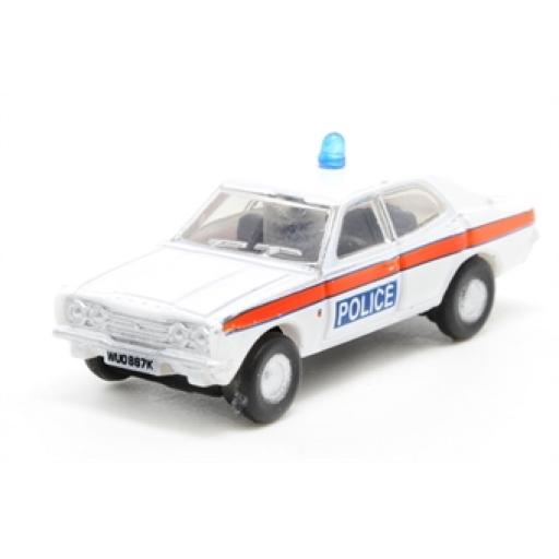 Ncor3004 Ford Cortina Mk3 Police Car N Gauge Oxford