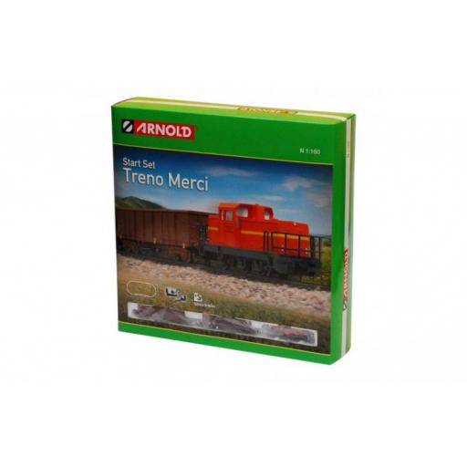Arnold Hn1005 Treno Merci N Gauge Starter Set Addlestone Models