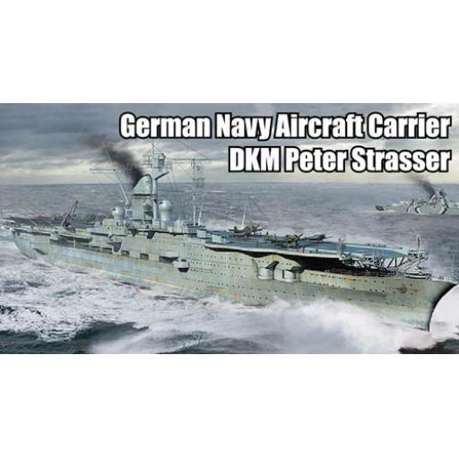 06710 German Navy Aircraft Carrier Dkm Peter Stasser 1:700 Trumpeter