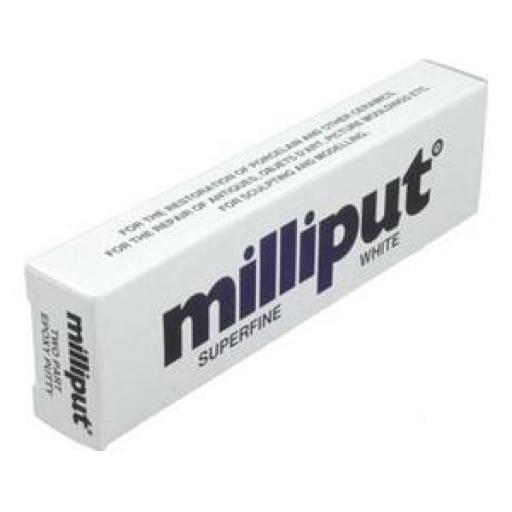 Milliput White Superfine 2 Part Epoxy Putty 4Oz