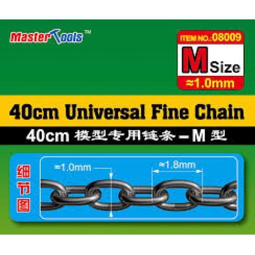 08009 Fine Chain 1 X 1.8Mm 40Cm Size M